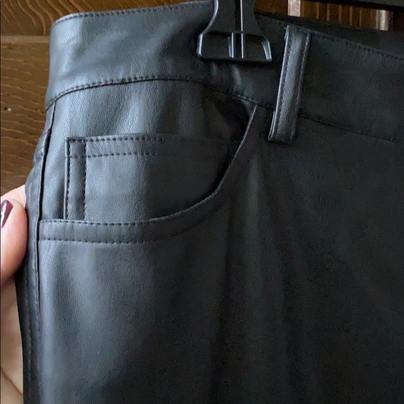 Peace of Cloth Faux Leather Jeans - Picture 3 of 10